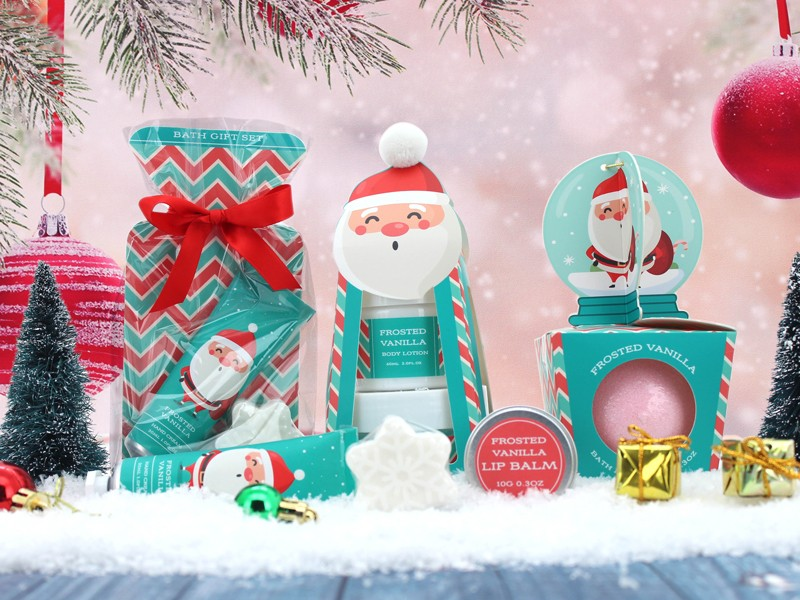 Wie wäre es mit einem Badebomben-Geschenkset als Weihnachtsgeschenk?