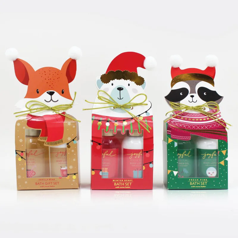 Weihnachtliches Badepflege-Geschenkset