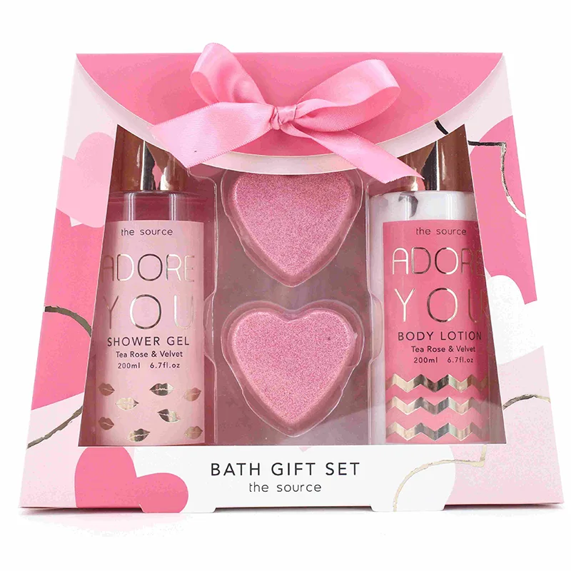 Valentinstag-Bade-Geschenkset